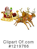 Santa Clipart #1219766 by AtStockIllustration