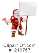 Santa Clipart #1219767 by AtStockIllustration