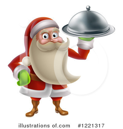 Royalty-Free (RF) Santa Clipart Illustration by AtStockIllustration - Stock Sample #1221317