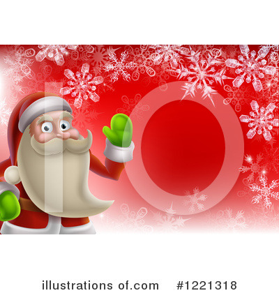 Royalty-Free (RF) Santa Clipart Illustration by AtStockIllustration - Stock Sample #1221318