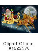 Santa Clipart #1222970 by AtStockIllustration