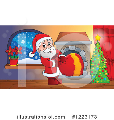Fireplace Clipart #1223173 by visekart