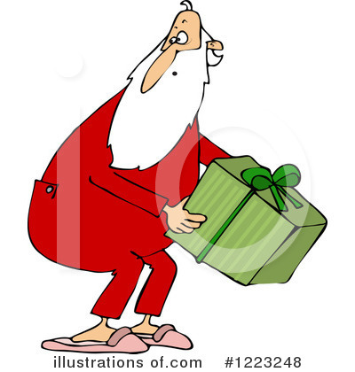 Royalty-Free (RF) Santa Clipart Illustration by djart - Stock Sample #1223248