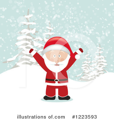 Santa Clipart #1223593 by vectorace