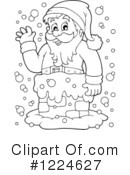Santa Clipart #1224627 by visekart