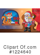 Santa Clipart #1224640 by visekart