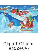 Santa Clipart #1224647 by visekart