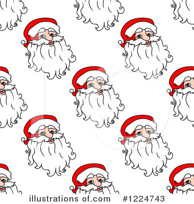 Royalty-Free (RF) Santa Clipart Illustration by Vector Tradition SM - Stock Sample #1224743