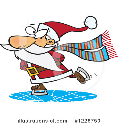 Royalty-Free (RF) Santa Clipart Illustration by toonaday - Stock Sample #1226750