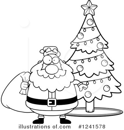 Christmas Tree Clipart #1241578 by Cory Thoman