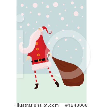 Royalty-Free (RF) Santa Clipart Illustration by lineartestpilot - Stock Sample #1243068