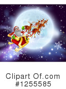 Santa Clipart #1255585 by AtStockIllustration