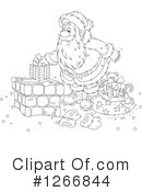 Santa Clipart #1266844 by Alex Bannykh