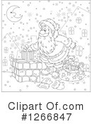 Santa Clipart #1266847 by Alex Bannykh