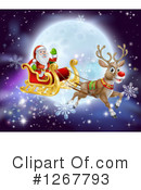 Santa Clipart #1267793 by AtStockIllustration
