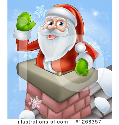 Royalty-Free (RF) Santa Clipart Illustration by AtStockIllustration - Stock Sample #1268357