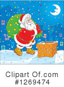 Santa Clipart #1269474 by Alex Bannykh