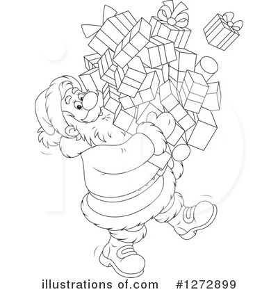 Royalty-Free (RF) Santa Clipart Illustration by Alex Bannykh - Stock Sample #1272899