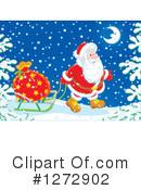 Santa Clipart #1272902 by Alex Bannykh