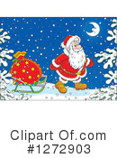 Santa Clipart #1272903 by Alex Bannykh