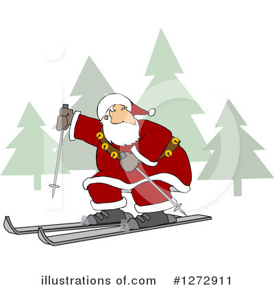 Skiing Clipart #1272911 by djart