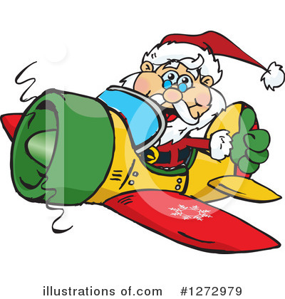 Royalty-Free (RF) Santa Clipart Illustration by Dennis Holmes Designs - Stock Sample #1272979