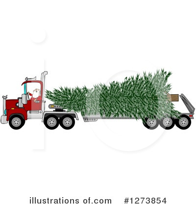Royalty-Free (RF) Santa Clipart Illustration by djart - Stock Sample #1273854
