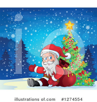 Santas Sack Clipart #1274554 by visekart