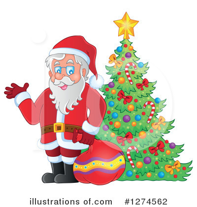 Santa Clipart #1274562 by visekart