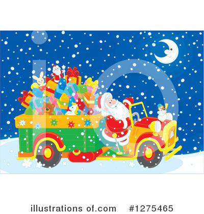 Royalty-Free (RF) Santa Clipart Illustration by Alex Bannykh - Stock Sample #1275465