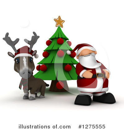 Royalty-Free (RF) Santa Clipart Illustration by KJ Pargeter - Stock Sample #1275555