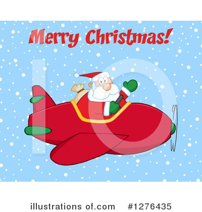Royalty-Free (RF) Santa Clipart Illustration by Hit Toon - Stock Sample #1276435