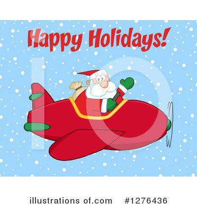 Royalty-Free (RF) Santa Clipart Illustration by Hit Toon - Stock Sample #1276436