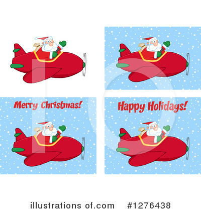 Royalty-Free (RF) Santa Clipart Illustration by Hit Toon - Stock Sample #1276438