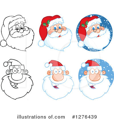 Royalty-Free (RF) Santa Clipart Illustration by Hit Toon - Stock Sample #1276439