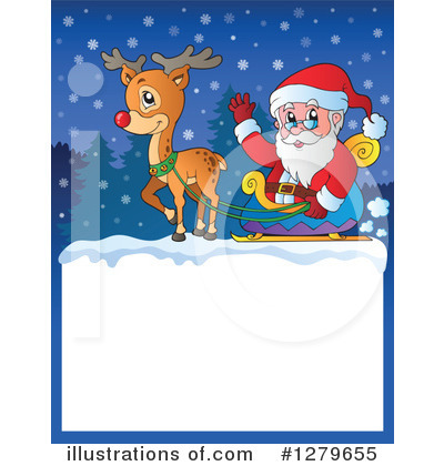 Reindeer Clipart #1279655 by visekart