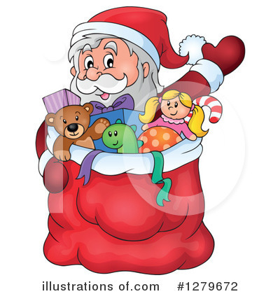 Santa Clipart #1279672 by visekart