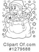 Santa Clipart #1279688 by visekart
