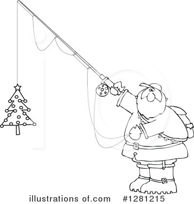 Royalty-Free (RF) Santa Clipart Illustration by djart - Stock Sample #1281215