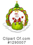 Santa Clipart #1290007 by merlinul