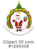 Santa Clipart #1290008 by merlinul