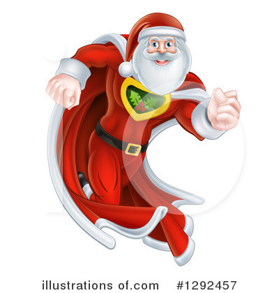 Santa Clipart #1292457 by AtStockIllustration