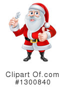 Santa Clipart #1300840 by AtStockIllustration