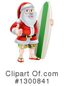 Santa Clipart #1300841 by AtStockIllustration