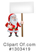 Santa Clipart #1303419 by AtStockIllustration