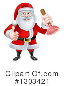 Santa Clipart #1303421 by AtStockIllustration