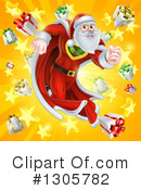 Santa Clipart #1305782 by AtStockIllustration