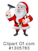 Santa Clipart #1305783 by AtStockIllustration