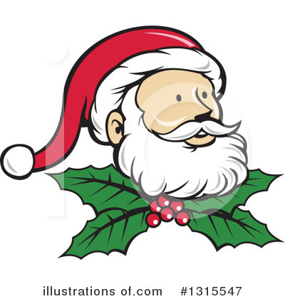 Royalty-Free (RF) Santa Clipart Illustration by patrimonio - Stock Sample #1315547