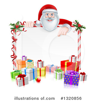 Royalty-Free (RF) Santa Clipart Illustration by AtStockIllustration - Stock Sample #1320856